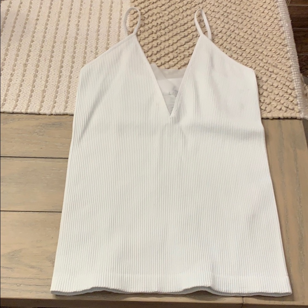 Free People white mesh tank size M/L-M/G